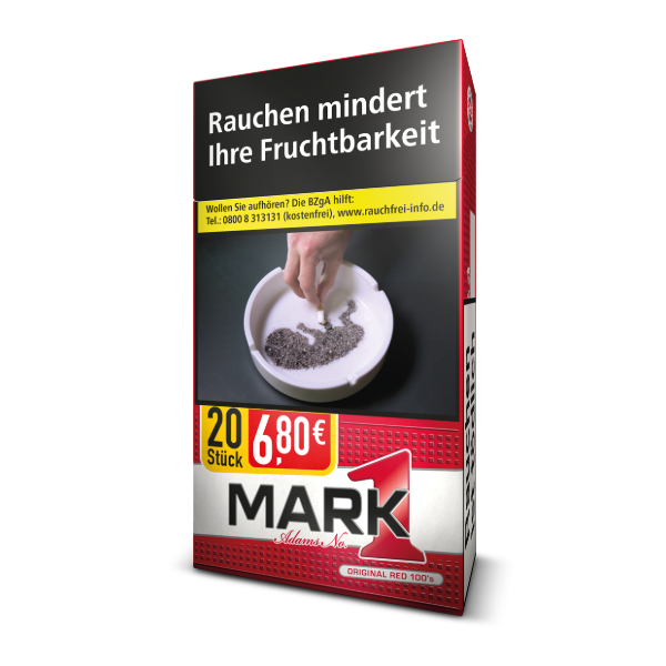 Mark 1 Red long 100er 10 x 20 Zigaretten Mark 1 Red long 100er 10 x 20 Zigaretten